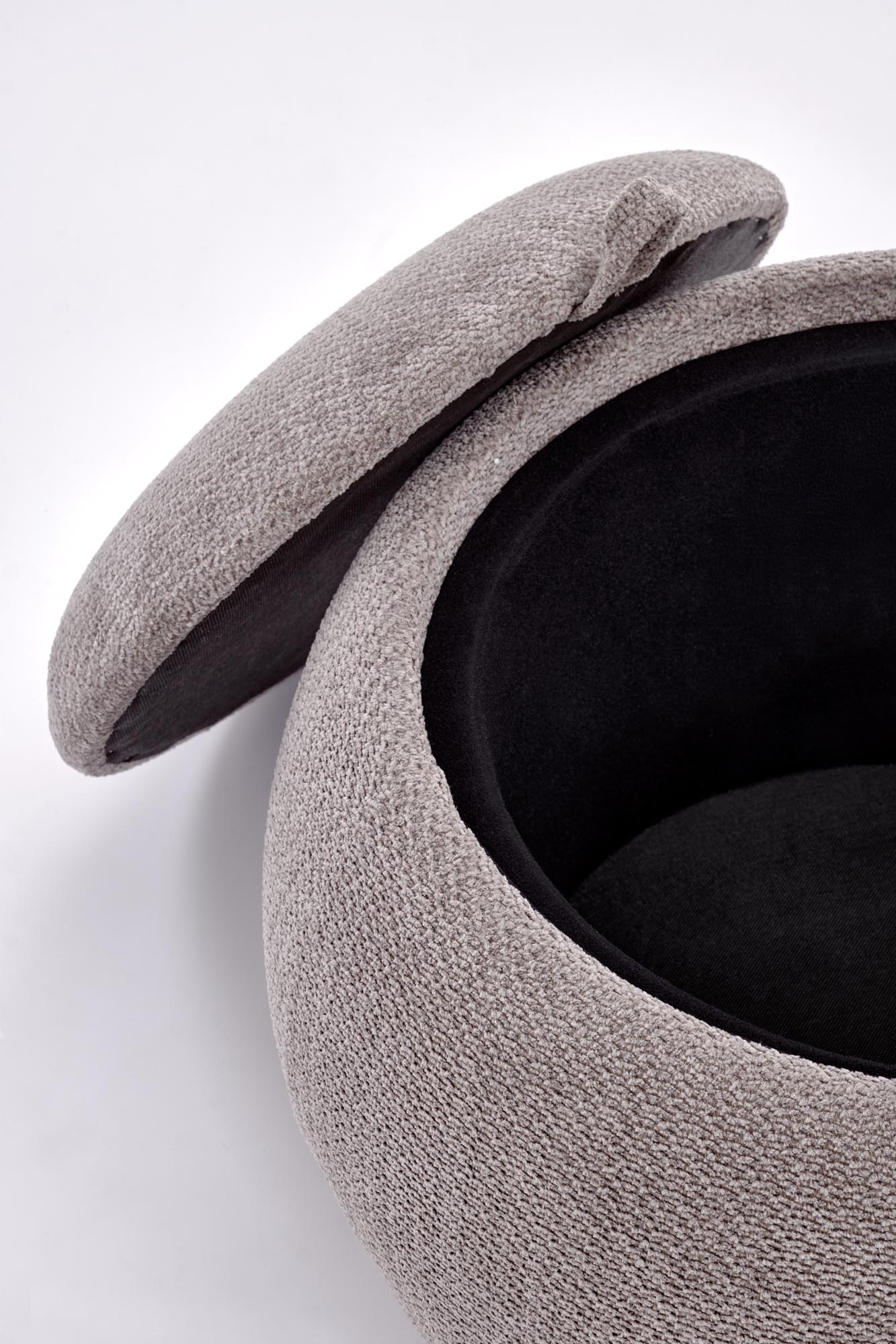 LUMI pouffe color: grey - slika 5
