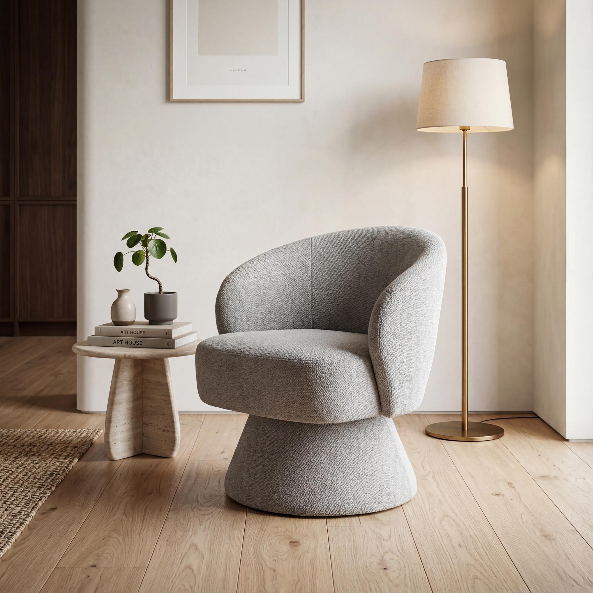 VECNA leisure chair, grey - slika 2