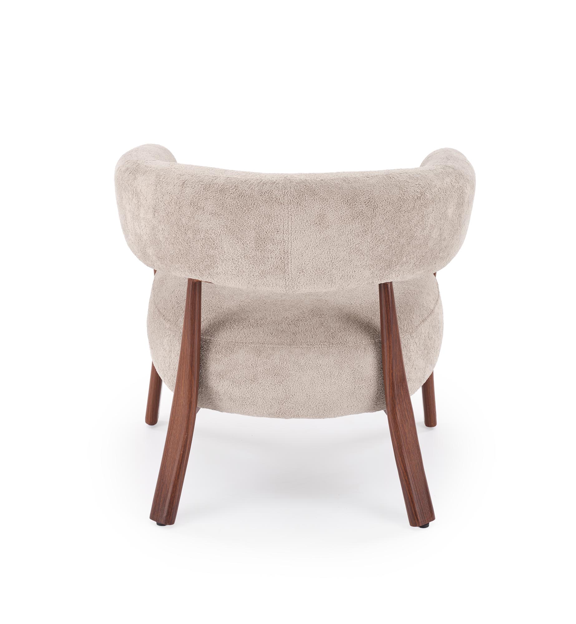 UDON leisure chair, cappuccino / walnut - slika 11