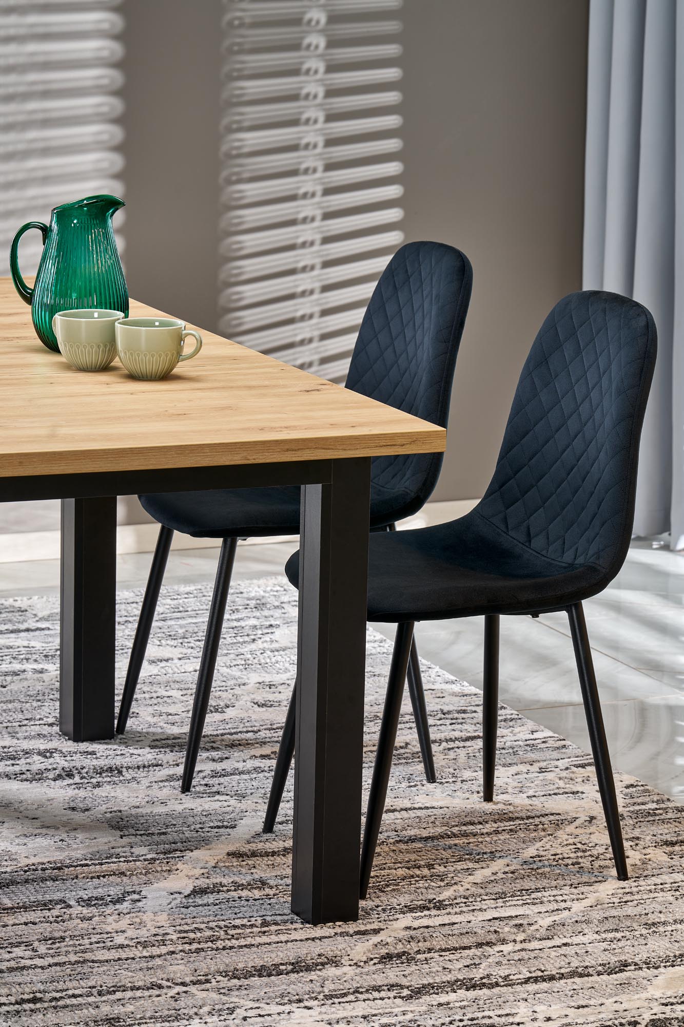 GIZMO extension table artisan oak / black - slika 2