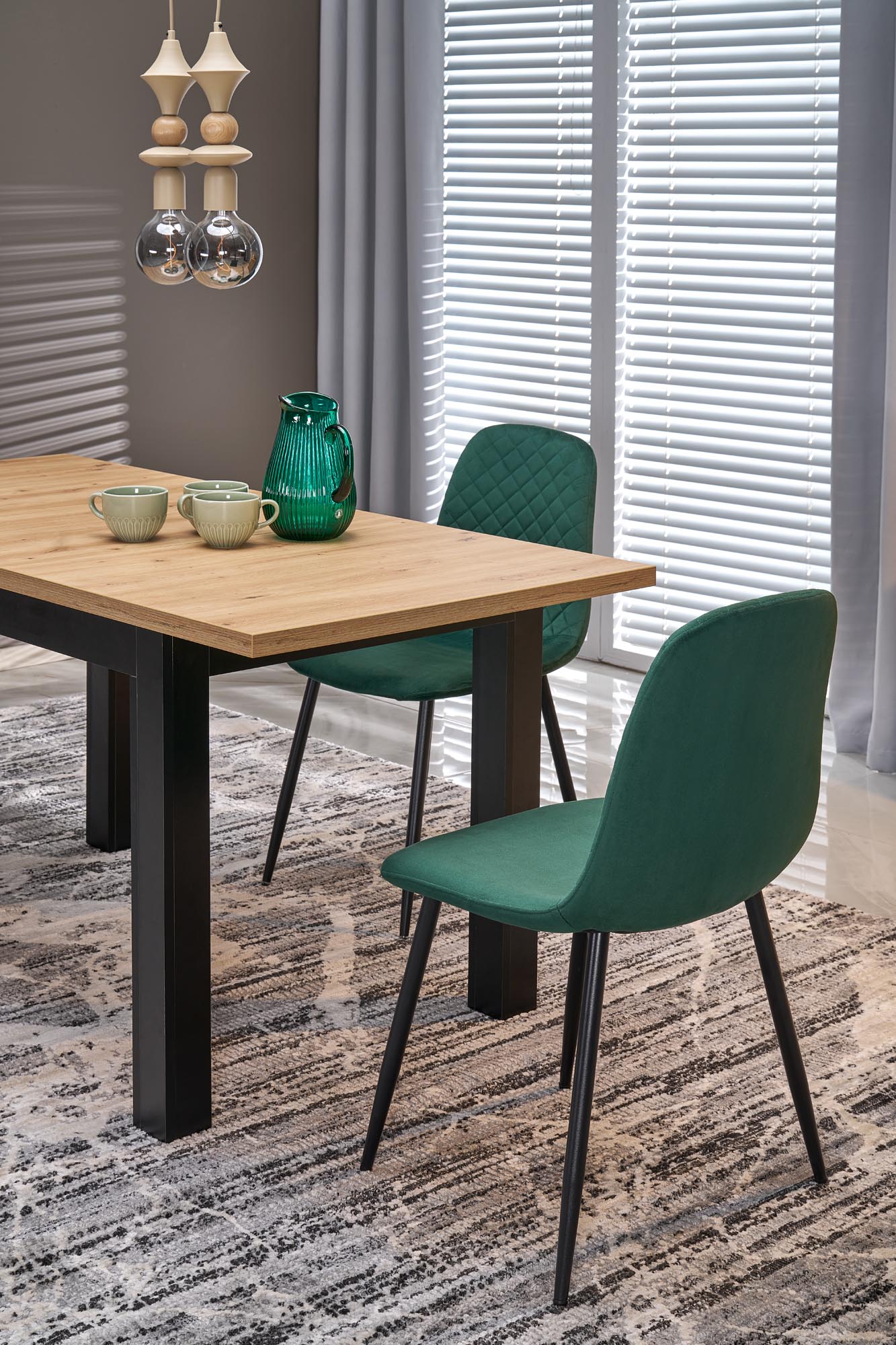 GIZMO extension table artisan oak / black - slika 6