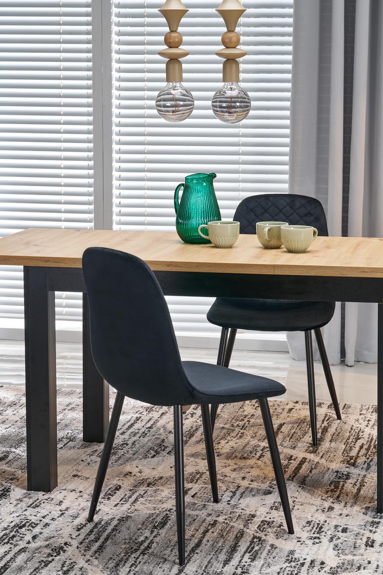 GIZMO extension table artisan oak / black - slika 7