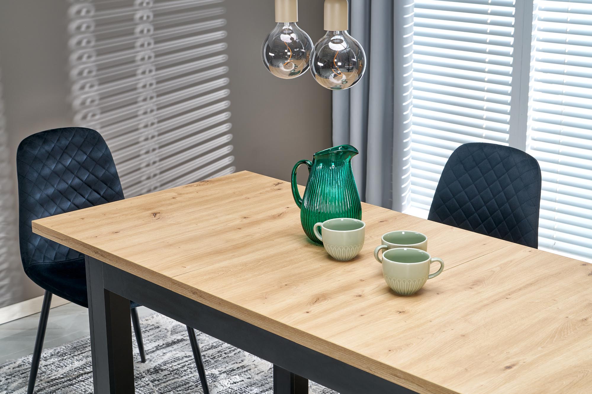GIZMO extension table artisan oak / black - slika 8