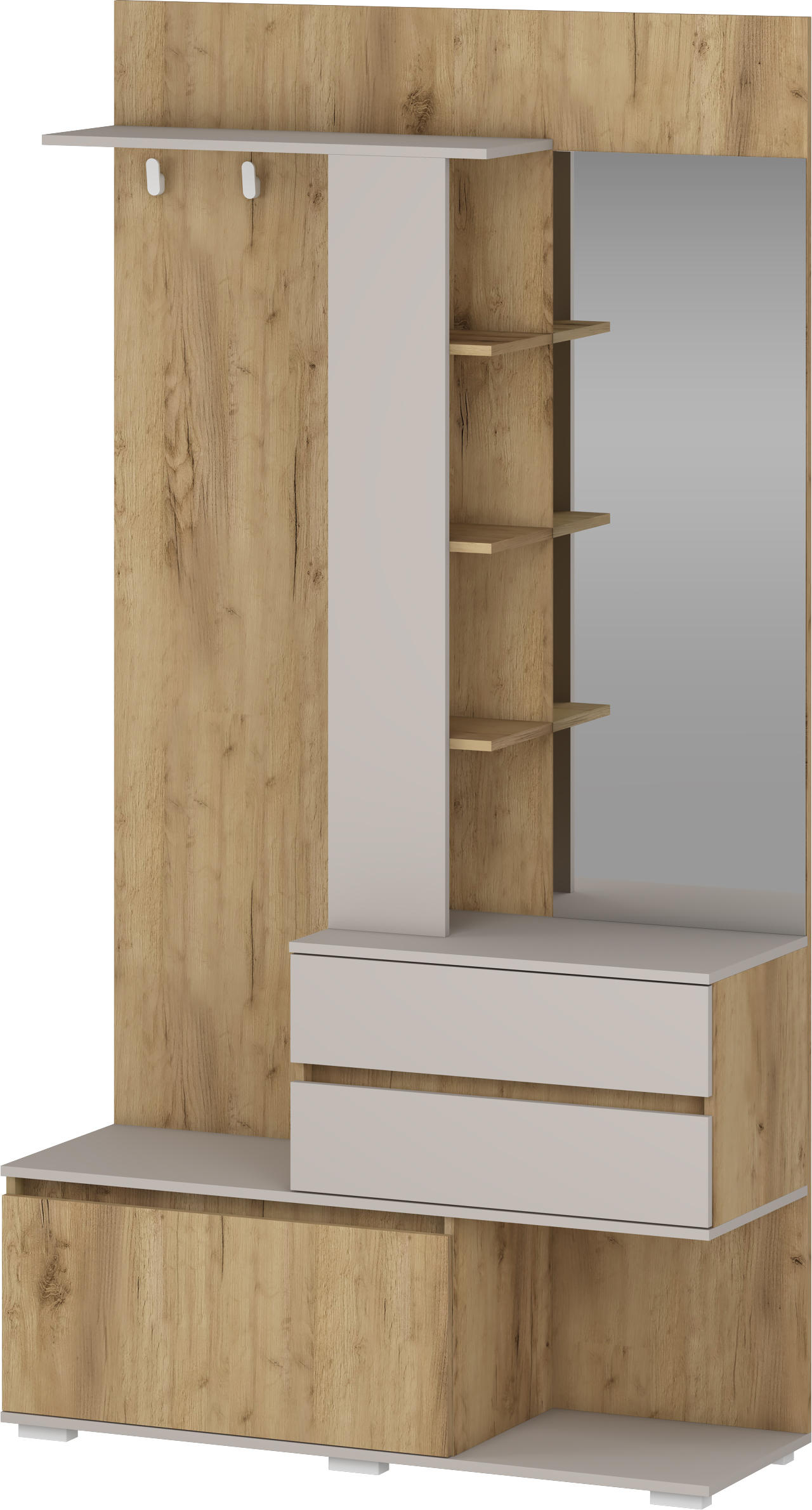 BAFRA hall, golden oak / cashmere - slika 2