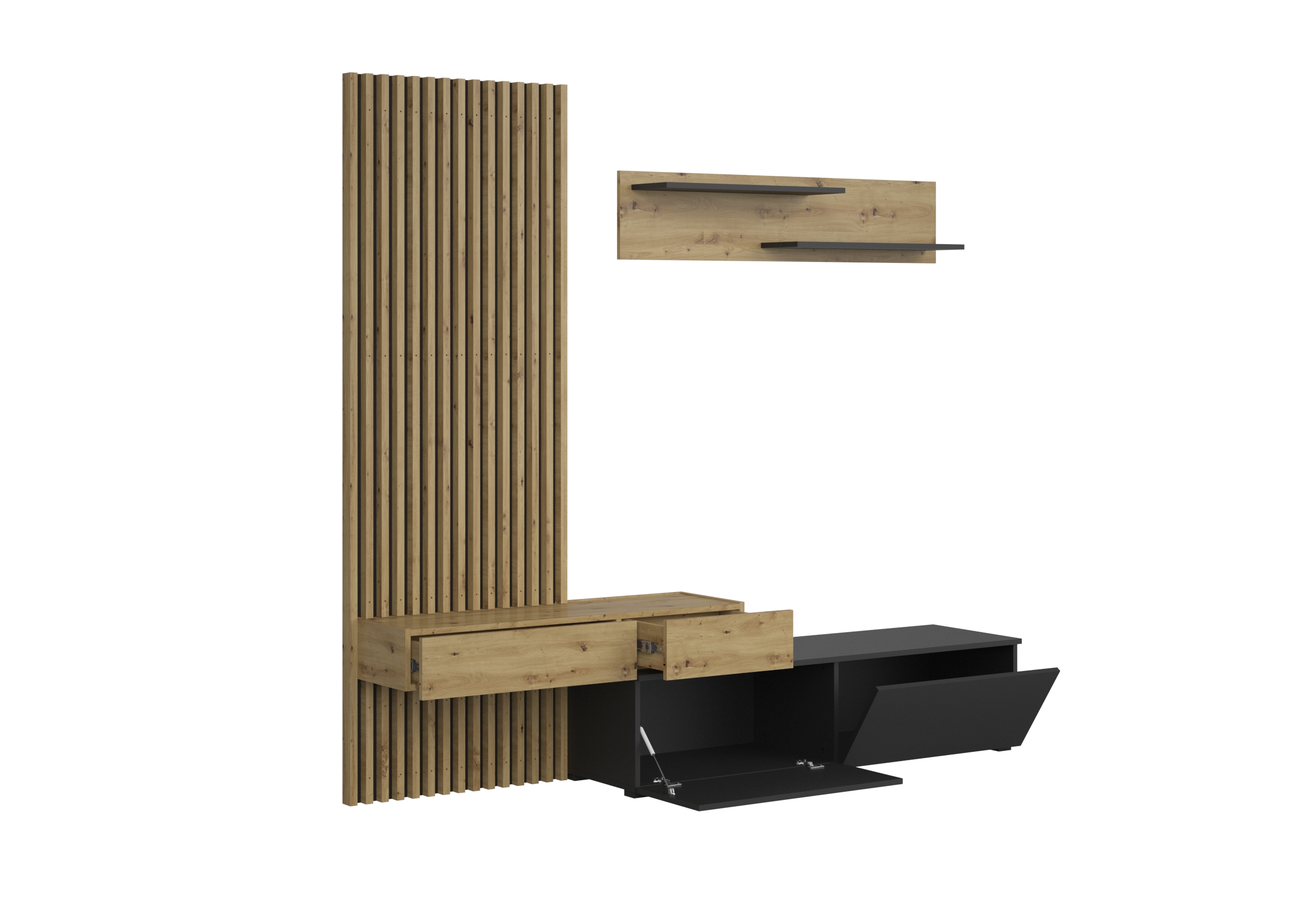 CAMINO set color: artisan oak / black - slika 6