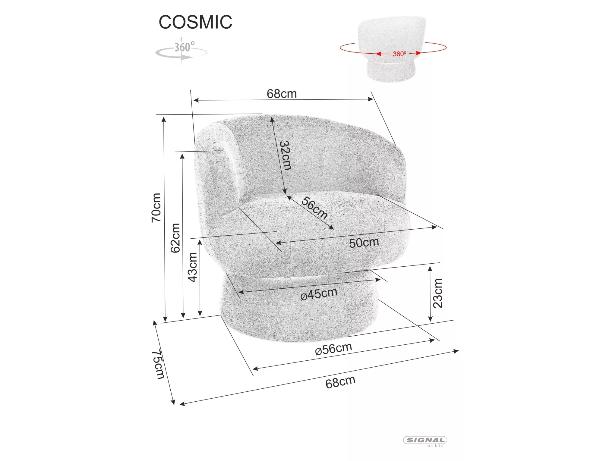Armchair Cosmic Raven - slika 5