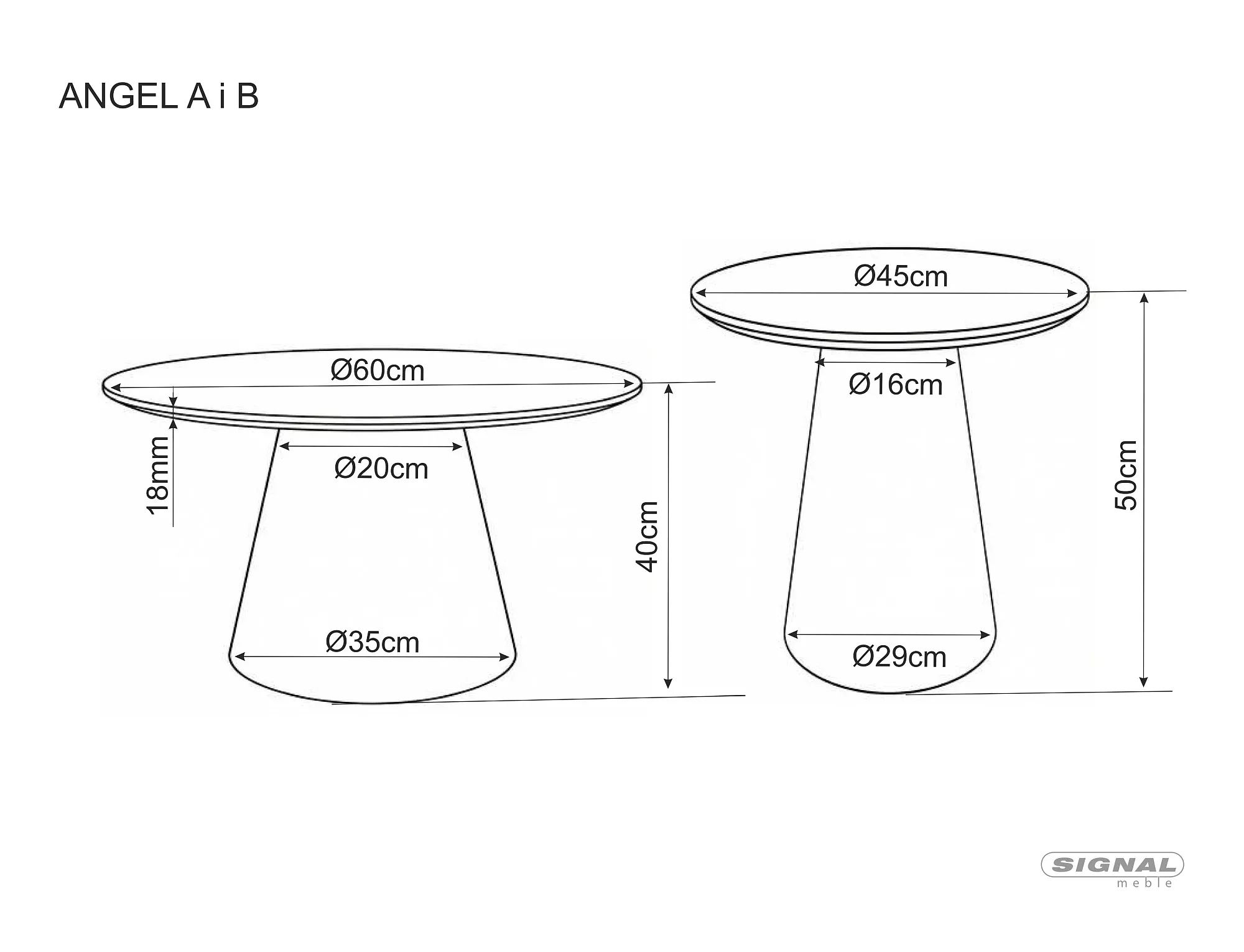 Coffee table Angel - slika 5