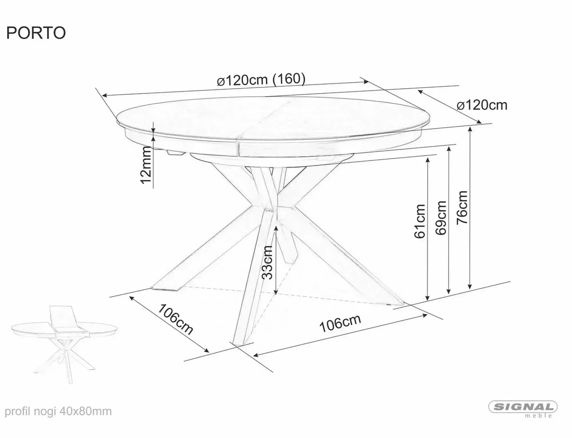 Table Porto Ceramic - slika 7