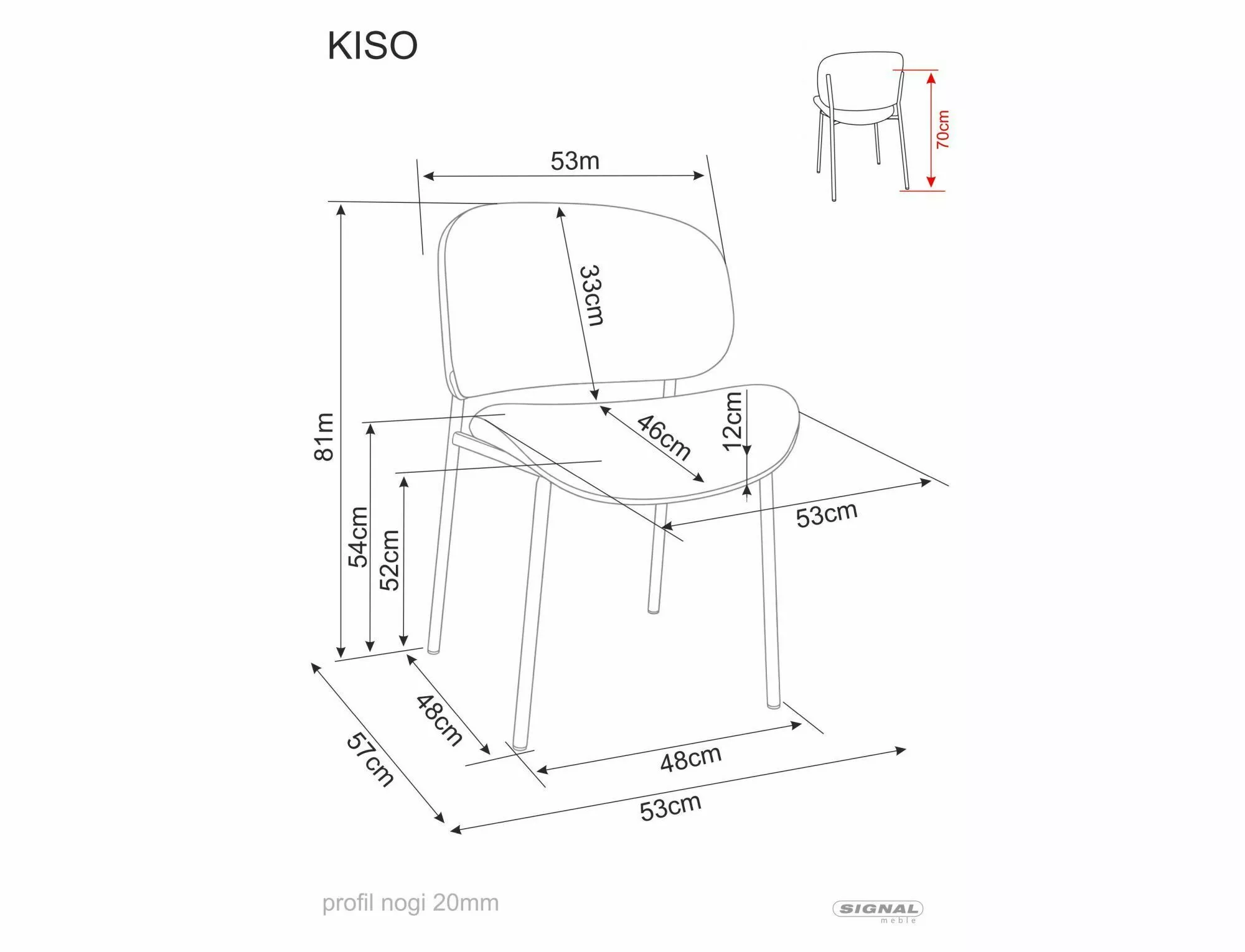 Chair Kiso Noelle - slika 7